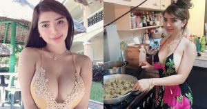 「大奶俏廚娘」不穿bra晃奶下廚！超豐滿「巨乳肥尻」每位瞬間升級！【EV棋牌】-EV棋牌