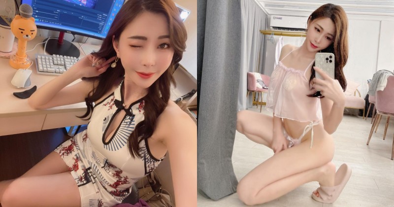 氣質長腿正妹「黃艾比」穿旗袍開直播，「雪乳美腿」線條好犯規！【EV棋牌】-EV棋牌