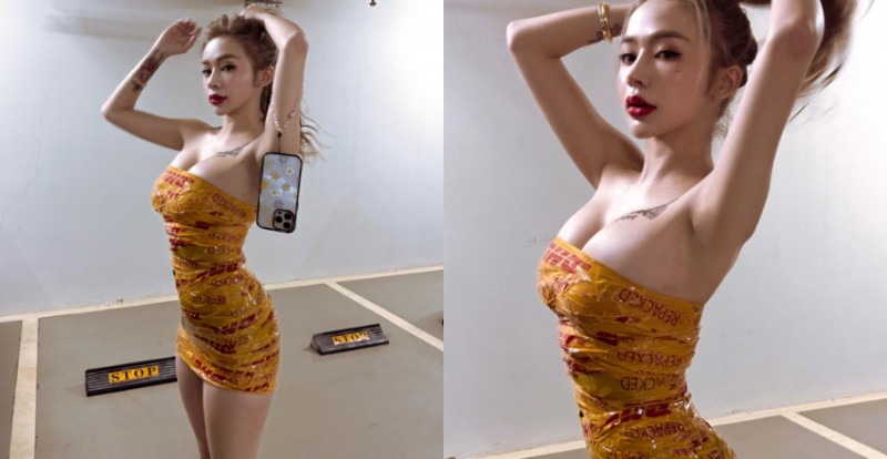 快來簽收你的包裹！性感芭比辣體纏繞膠帶準備宅配到家【EV棋牌】-EV棋牌