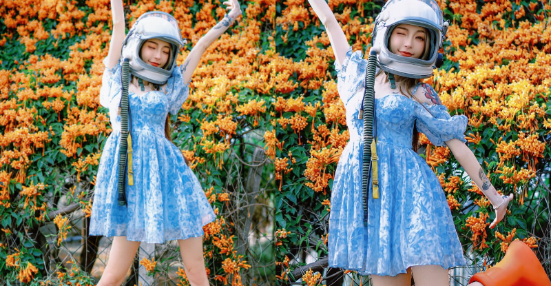 原子小甜妹「飄哥」藏炮仗花間，「可愛笑顏」讓全民都戀愛！【EV棋牌】-EV棋牌