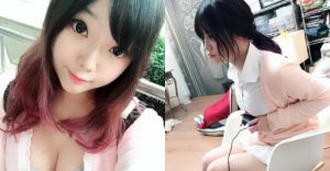 日系極萌宅宅少女「願願yuan」爆乳吃雞　手把都快被壓壞啦！【EV棋牌】-EV棋牌