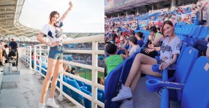 甜美「滑板女孩」超短熱褲露逆天長腿　微笑線若隱若現好性感【EV棋牌】-EV棋牌