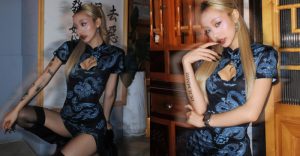 時尚殺手「Jolin」旗袍出戰，「黑絲誘惑」打造致命吸引力！【EV棋牌】-EV棋牌