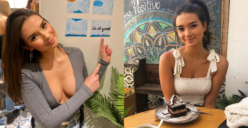 好驚人！妹子被低胸裝出賣…U型上衣下還有UU奶　性感好身材藏不住【EV棋牌】-EV棋牌