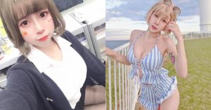 甜美OL「Chubby糖」休假就解放自己　飽滿美乳放風日光浴【EV棋牌】-EV棋牌