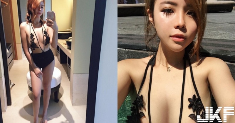 透明系4ni?「新加坡大奶妹」比基尼布料有點少…挑戰透明泳衣「胸狠八字奶」形狀好明顯!【EV棋牌】-EV棋牌