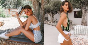 霸氣!性感妹高衩洋裝露修長美腿 「腿間神秘地帶」差一點失守曝光啦~【EV棋牌】-EV棋牌