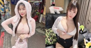 西門町出現「巨乳粉紅兔兔」！原是火辣士官長「菈菈」，S曲線讓路人猛看【EV棋牌】-EV棋牌