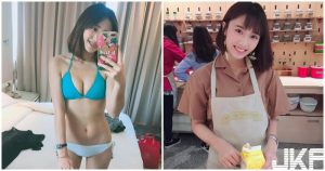 好辣！超甜美牙套正妹，一脫上衣乳量實在太兇了！！【EV棋牌】-EV棋牌