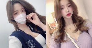 甜心小惡魔「變身口罩正妹」，「豐滿的優質乳量」好撩人呀！【EV棋牌】-EV棋牌