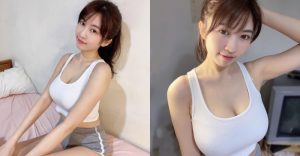 清甜美聲老師「李藹蔚Aiwei」強力雪乳撐爆小可愛，清甜笑容讓男粉急速戀愛！【EV棋牌】-EV棋牌