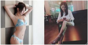 長腿愛神來襲！「氣質正妹」比特不經意露出修長美腿，酒吧男士們的眼神都在往這看【EV棋牌】-EV棋牌