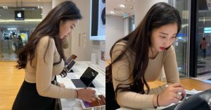 APPLE專賣店驚見「巨乳姐姐」試用產品　腰一彎害隔壁男顧客也彎腰【EV棋牌】-EV棋牌