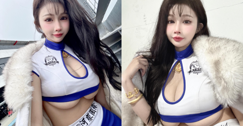 TSDR最亮眼！賽車女郎「艾妃」大露南半球，「傲乳發威」全場嗨翻！【EV棋牌】-EV棋牌