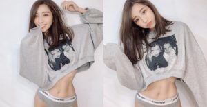 火辣亮點輪流轉!「張宇婷Chopper」上衣一掀腹肌乍現,性感之川讓人視線無法轉移!【EV棋牌】-EV棋牌