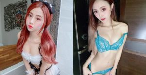 性感小女僕「MiMi 佳佳兒」爆乳挑逗　拉下小褲褲勾引主人【EV棋牌】-EV棋牌