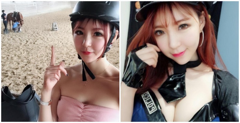 氣質「美乳正妹」學騎馬！超清新的「完美笑容」讓人被治癒，好想當那批馬啊！【EV棋牌】-EV棋牌