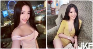 強大反差萌！超萌小甜心擁「火辣長腿」，養眼深溝也辣到極點啊！【EV棋牌】-EV棋牌