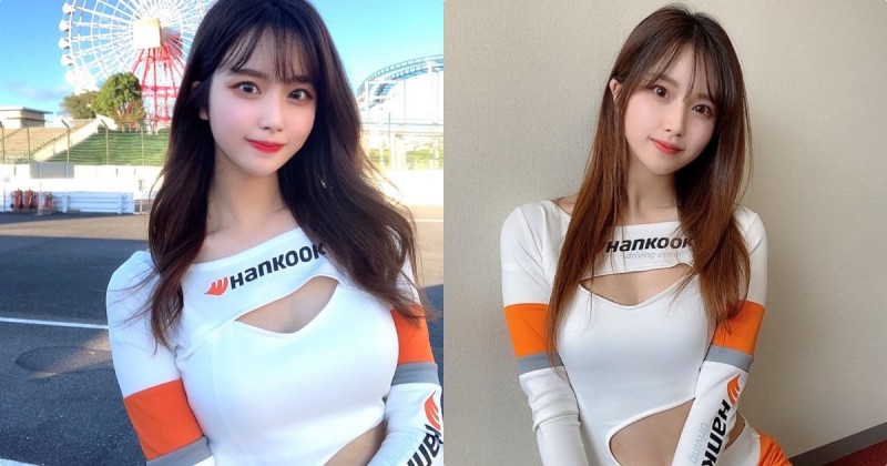 摩天輪前的「超甜美乳正妹」，「胸前小挖空」好養眼呀！【EV棋牌】-EV棋牌