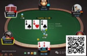 【EV扑克】牌局分析:知道你肯定会bluff,所以让你免费买花【EV棋牌】-EV棋牌