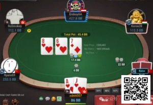 【EV扑克】牌局分析：进攻是最好的防守【EV棋牌】-EV棋牌