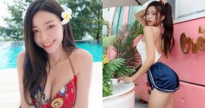 給小腰屁屁版面！「仙女妍妍兒」露背裝真理褲有夠辣，超翹蜜桃藏不住！【EV棋牌】-EV棋牌