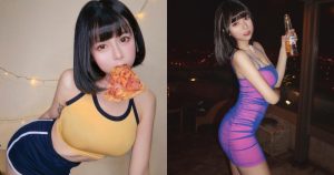 「萌系少女」吃披薩也迷人！前凸後翹的火辣身材好誇張，網友最愛她口中那片！【EV棋牌】-EV棋牌
