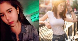 路邊巧遇「泰版鄧紫棋」！甜美臉蛋＋飽滿弧度超搶眼！衣服都被撐開啦！【EV棋牌】-EV棋牌