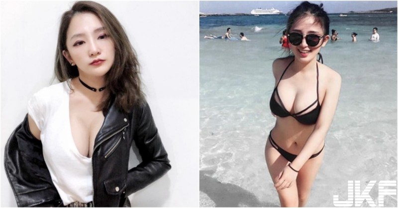 超級兇!台北「美乳正妹」看起來脾氣很差!「白皙雙峰」霸氣外露真的好大!