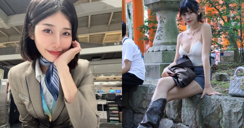 「台灣正妹地勤」胸前柔軟雙峰太火辣！讓人只想找她瘋狂劃位【EV棋牌】-EV棋牌