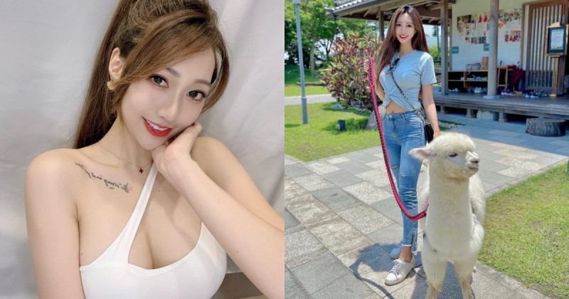 「氣質美乳妹」璇璇兒syuan牽草泥馬散步！曼妙曲線＋甜美笑容讓人一秒戀愛！【EV棋牌】-EV棋牌