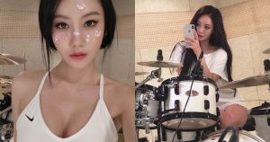 火辣爵士鼓正妹「演出時下衣失蹤」，惹火美尻形狀太養眼！【EV棋牌】-EV棋牌