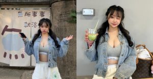 老街驚見巨乳妹「小九九」，「波濤抹茶」比淡水河還不平靜！【EV棋牌】-EV棋牌