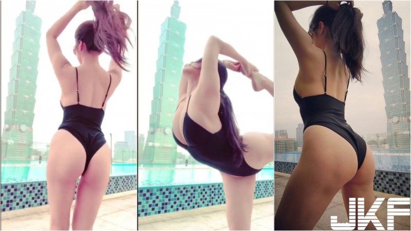 超大！「巨臀正妹」在台灣地標101曬乳，雄偉大長輩根本台灣最美風景！【EV棋牌】-EV棋牌