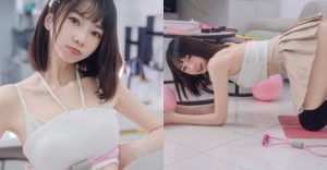 陽光小學妹「優寶」室內拉筋，「翹臀寵粉」還是給她打屁股？【EV棋牌】-EV棋牌