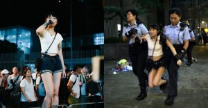 被警察架走也萌萌的！甜美港妹Ka Yau Ho走上街頭　被封「反送中女神」！【EV棋牌】-EV棋牌