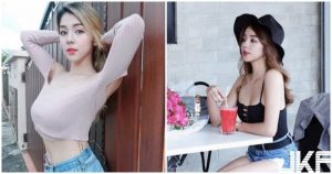 爆乳正妹超兇S曲線「胸型好邪惡」，連喝飲料都讓人噴血啊！【EV棋牌】-EV棋牌