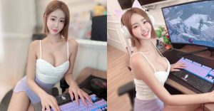 真人庫洛米「小雪」爆乳打電競,「深美事業線」讓全民戀愛!【EV棋牌】-EV棋牌