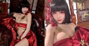 還以為沒穿！巨乳甜心《安希Anxi》化身爆乳莉央造型大受好評【EV棋牌】-EV棋牌