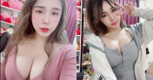 超優質的「UU奶」來啦!正妹璐璐低胸爆乳裝超吸睛,「渾圓飽滿」的深溝光看就窒息!【EV棋牌】-EV棋牌