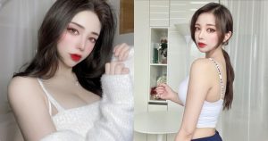 豐唇正妹「正面側面都超辣」，小背心好凸顯「渾圓乳量」!【EV棋牌】-EV棋牌