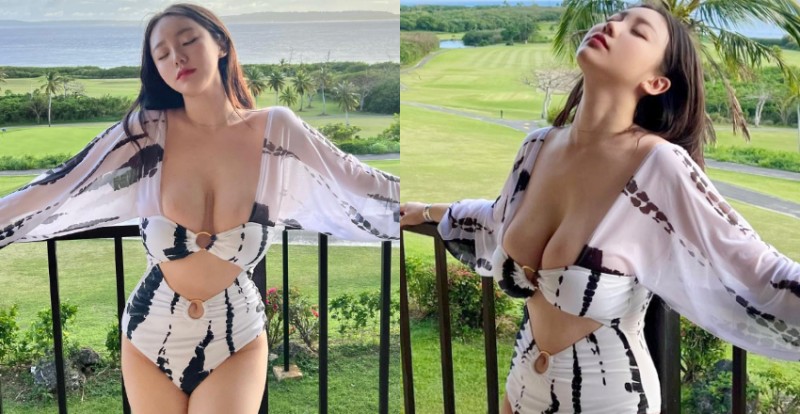 大得過分！巨乳妹陽台曬奶好誘惑　遠看還以為是隻乳牛！【EV棋牌】-EV棋牌