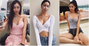 姊姊9愛美式作風！性感掀起半邊「大歐派」乳線條乍現，理智線差點沒斷掉…【EV棋牌】-EV棋牌