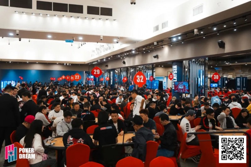 【EV扑克】PD17吉隆坡 | 人气十足！马来西亚开幕赛共1596人次报名，208人晋级决赛日【EV棋牌】-EV棋牌