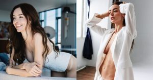 西裝外套這樣穿可以嗎?俄羅斯辣模 Nika 上空挺巨乳!傲人馬甲線也曝光【EV棋牌】-EV棋牌