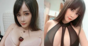有容奶大的長腿美人「妃妃」！兇猛F罩杯夾櫻桃好吃又好玩，網友：我也要！【EV棋牌】-EV棋牌