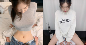 好壞！超胸美乳姊姊「頂級視角」讓人噴鼻血！極致挑逗的「深夜自拍」畫面太銷魂了…【EV棋牌】-EV棋牌