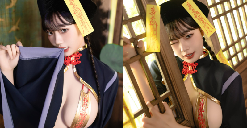 淘氣女殭屍「苡昕」掀衣曬大乳，「奶卡門縫」粉絲甘願被煞！【EV棋牌】-EV棋牌
