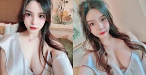 又甜又辣！「小圓臉Cynthia」低胸上衣讓巨乳都快掉出來！【EV棋牌】-EV棋牌