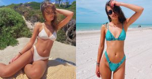 比基尼妹濃眉大眼五官立體 舉手投足散發模特兒氣質…優良基因藏不住【EV棋牌】-EV棋牌